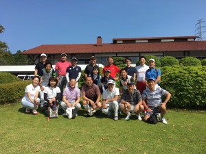 第17回 日本秘書協会 理事長杯ゴルフコンペ（2016.5.22）